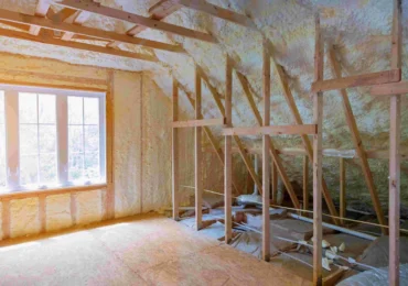 spray foam insulation-insulation-of-a-new-building